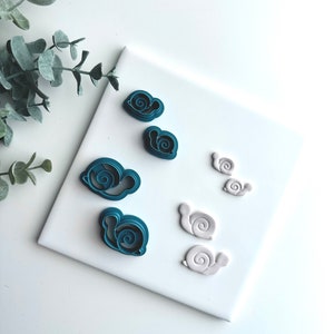 Snail | Polymer Clay Cutter | Earring & Jewelry Maker Supplies