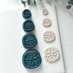 Sanddollar | Polymer Clay Cutter | Ohrring & Schmuck Maker Zubehör