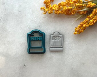 RIP Tombstone | Polymer Clay Cutter | Earring & Jewelry Maker Supplies