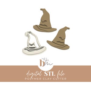 Magic Talking Hat - 3 Sizes | Digital STL File | Polymer Clay Tools & Cutters