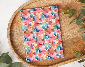 Watercolors | T0015 | Water Soluble Transfer Paper | Polymer Clay Earring & Jewelry Image Transfers \ Former SKU WC06