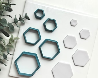 Hexagon | Polymer Clay Cutter | Earring & Jewelry Maker Supplies