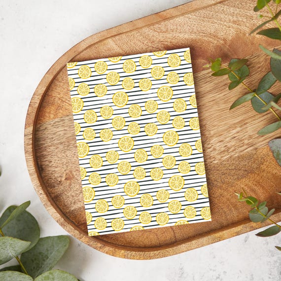 Lemon Slices | T0289 | Water Soluble Transfer Paper | Polymer Clay Earring & Jewelry Image Transfers | Former SKU FR12