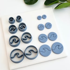 Waves | Polymer Clay Cutter | Earring & Jewelry Maker Supplies