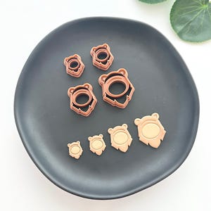 Hooded Furry Friend | Polymer Clay Cutter | Earring & Jewelry Maker Supplies