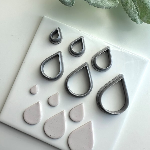 Teardrop | Basic Shapes Collection | Polymer Clay Cutter