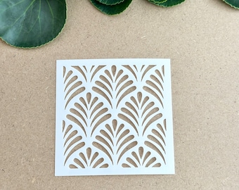 Fern Leaves - Mini Stencil | Polymer Clay Stencil