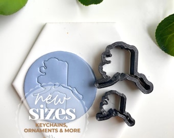 Alaska | State Silhouette Collection | Polymer Clay Cutter | Earring & Jewelry Maker Supplies