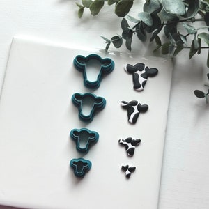 Kuhkopf | Polymer Clay Cutter | Ohrring & Schmuck Maker Zubehör