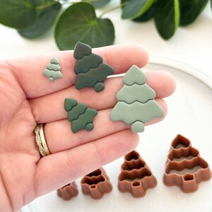 Embossed Flowy Tree | Polymer Clay Cutter | Earring & Jewelry Maker Supplies
