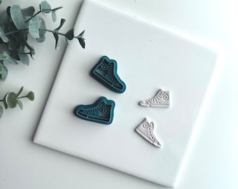 Zapatillas (juego de 2 espejos) / Cortador de arcilla polimérica / Suministros para hacer aretes y joyas