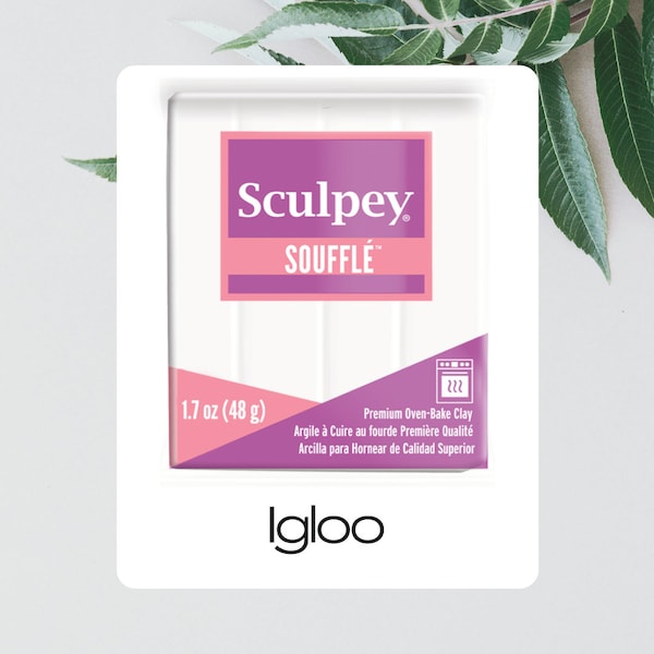 Igloo 1.7oz | Sculpey Soufflé | Polymer Clay