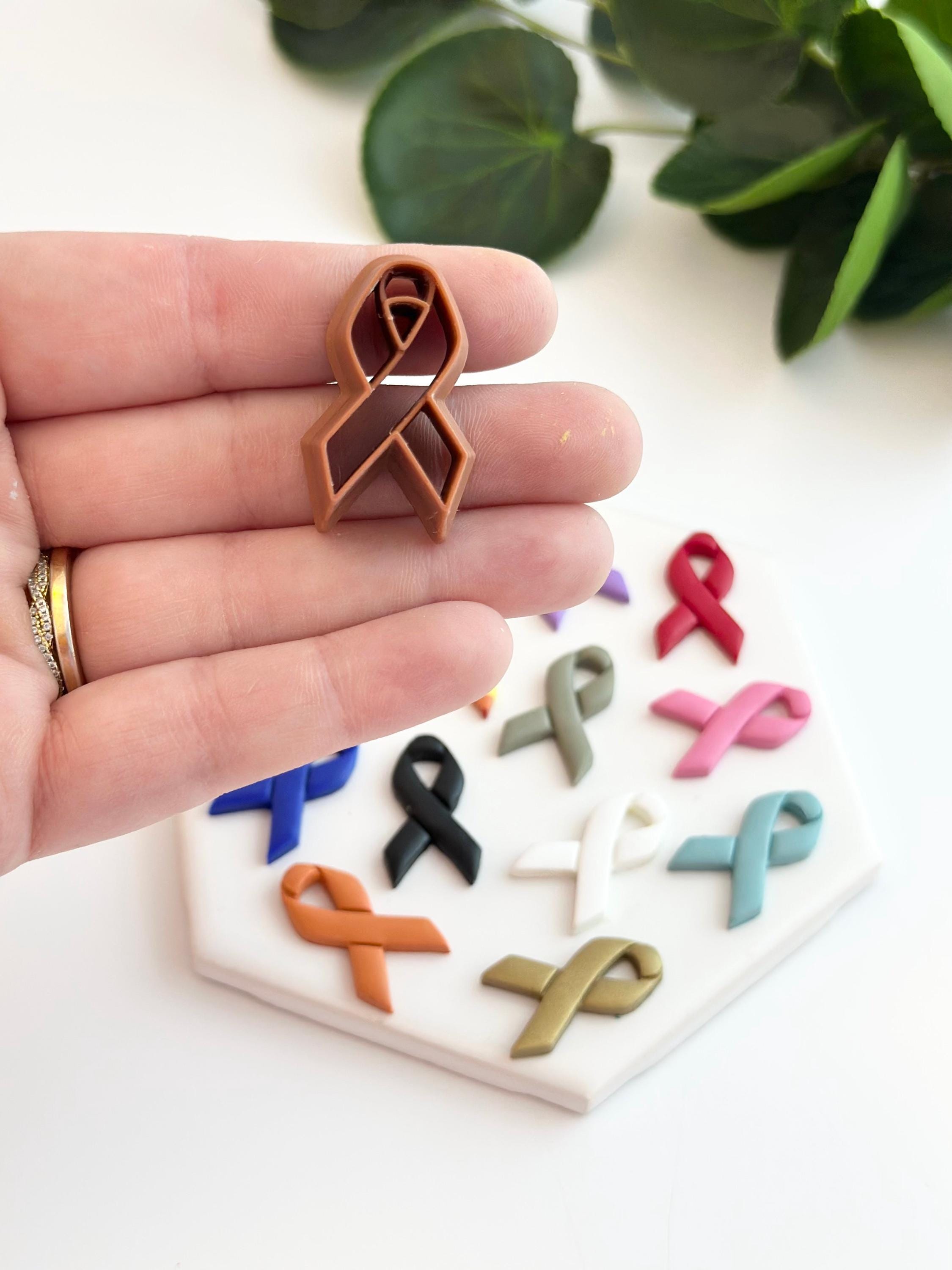 Awareness Ribbon | Polymer Clay Cutter | Earring & Jewelry Maker Supplies