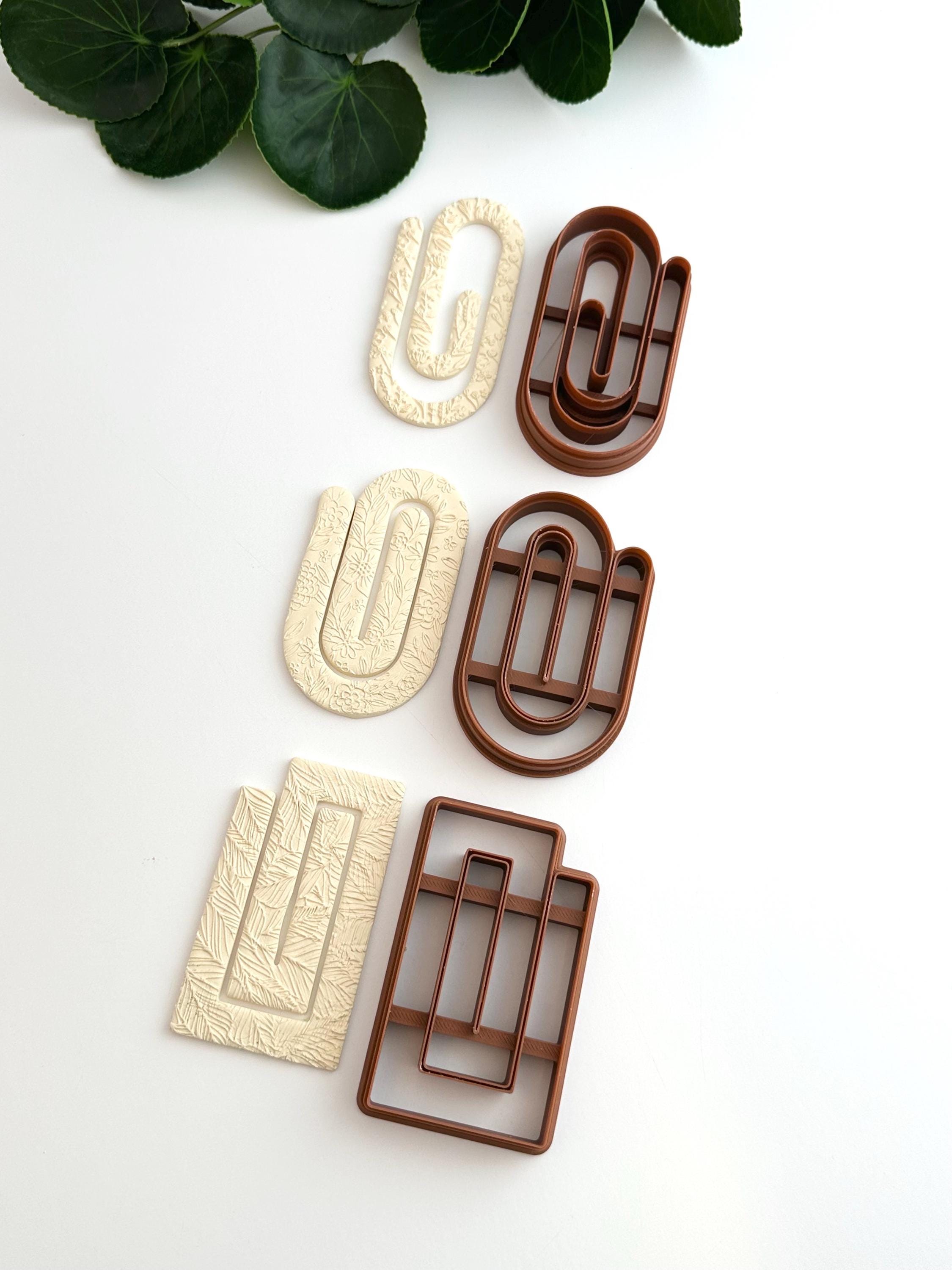 Paperclip Bookmark | Polymer Clay Cutter | Earring & Jewelry Maker Supplies