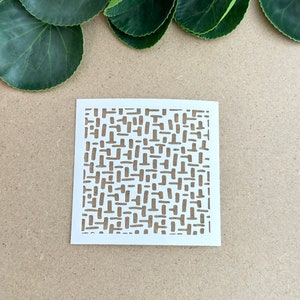 Organic Micro Shapes - Mini Stencil | Polymer Clay Stencil