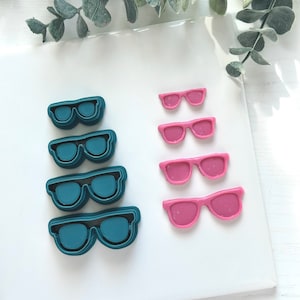 Lunettes de soleil | Emporte-pièce en pâte polymère | Accessoires pour bijoux et boucles d&#39;oreilles