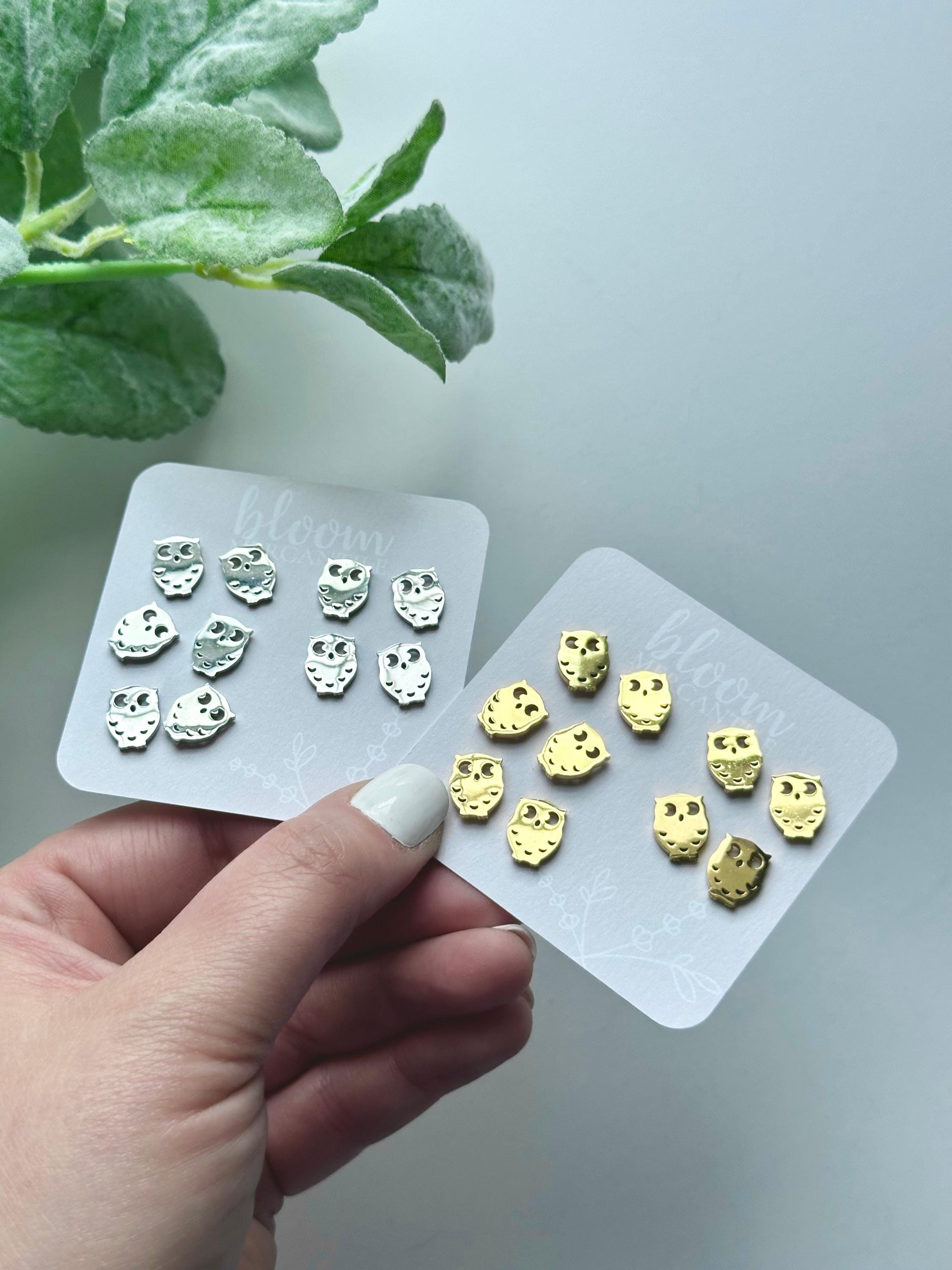 Owls | Add-On Stud Packs (5 pair) | Earring & Jewelry Makers