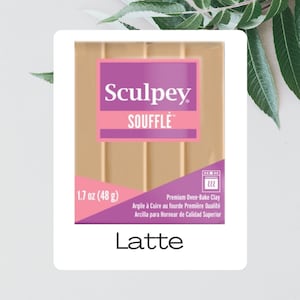 Latte 1.7oz | Sculpey Soufflé | Polymer Clay