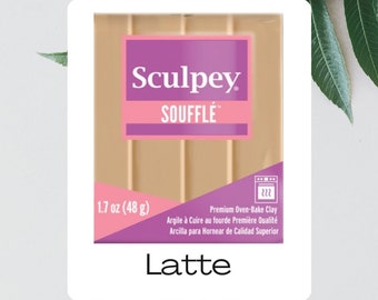 Latte 1.7oz | Sculpey Soufflé | Polymer Clay
