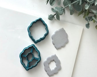 Scalloped Rhombus | Polymer Clay Cutter | Earring & Jewelry Maker Supplies
