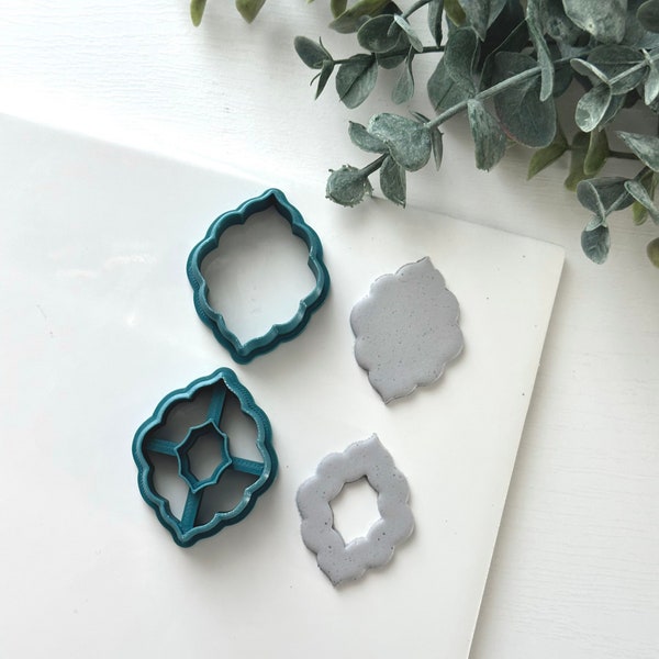Scalloped Rhombus | Polymer Clay Cutter