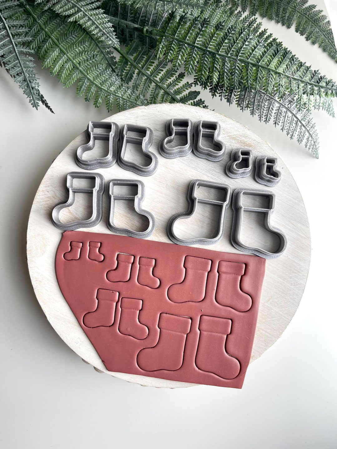 Stocking Mirror Set | Polymer Clay Cutter | Earring & Jewelry Maker ...