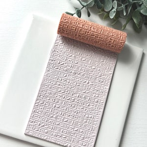 Hieroglyphics | Texture Roller | Polymer Clay Cutter Tool