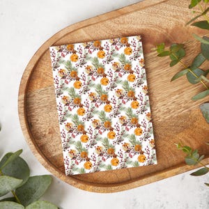 Berries and Orange Slices | CH35 | Water Soluble Transfer Paper | Polymer Clay Earring & Jewelry Image Transfers