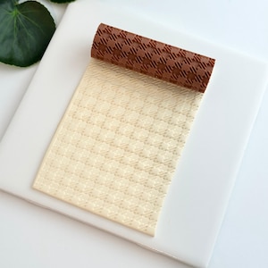 Gingham (Large Pattern) | Texture Roller | Polymer Clay Cutter Tool