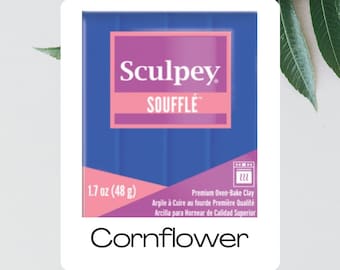 Cornflower 1.7oz | Sculpey Soufflé | Polymer Clay