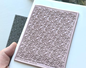 Bloementuin | Textuurmat | Snijgereedschap voor polymeerklei
