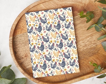 Kurczaki | T0673 | Papier transferowy rozpuszczalny w wodzie | Naklejki na kolczyki i biżuterię z gliny polimerowej | Poprzedni numer SKU: FB002