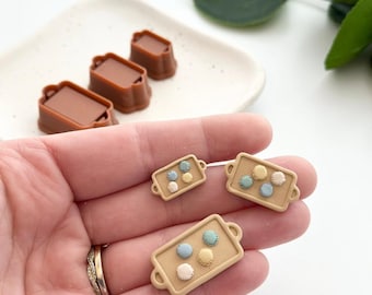 Cookie or Dessert Tray | Polymer Clay Cutter | Earring & Jewelry Maker Supplies