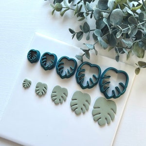 Monstera Leaf | Polymer Clay Cutter | Earring & Jewelry Maker Supplies