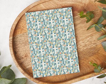 Blumenkreuze | T0688 | Wasserlösliches Transferpapier | Bildübertragungen für Ohrringe und Schmuck aus Polymerclay | Ehemalige Artikelnummer FB023