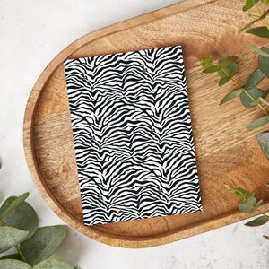 Zebra Print | AN02 | Water Soluble Transfer Paper | Polymer Clay Earring & Jewelry Image Transfers