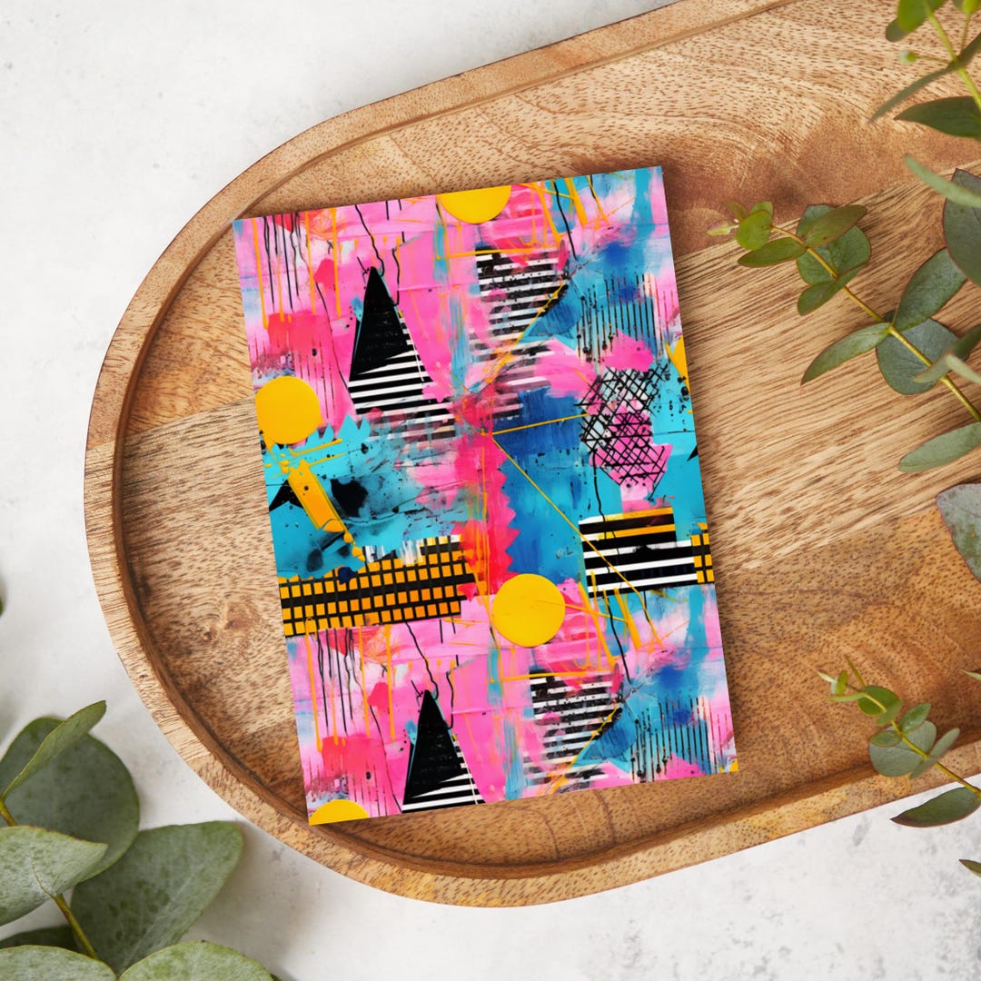 24 Stück Geometrie Transferpapier - 4 Designs Für Polymer Clay & Keramik