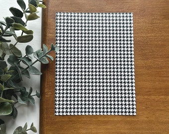 Houndstooth | MS02 | Water Soluble Transfer Paper | Polymer Clay Image Transfers