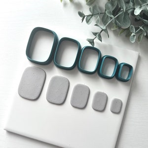 Puffy Rectangle | Polymer Clay Cutter | Earring & Jewelry Maker Supplies