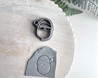 Weihnachtsmann | Polymer Clay Cutter | Ohrring & Schmuck Maker Zubehör