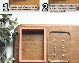 Earring Card Drill Guides