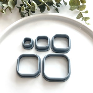 Rounded Square | Polymer Clay Cutter | Earring & Jewelry Maker Supplies
