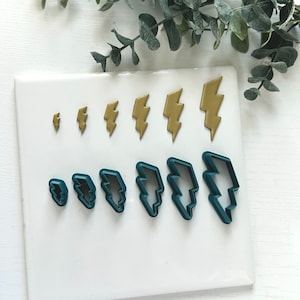 Blitz Bolt | Polymer Clay Cutter | Ohrring & Schmuck Maker Zubehör