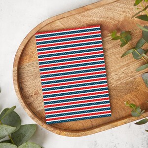 Stars & Stripes | FJ06 | Water Soluble Transfer Paper | Polymer Clay Image Transfers