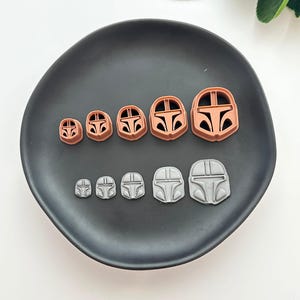 Kopfgeldjäger | Polymer Clay Cutter | Zubehör für Ohrring- und Schmuckherstellung Bild 2