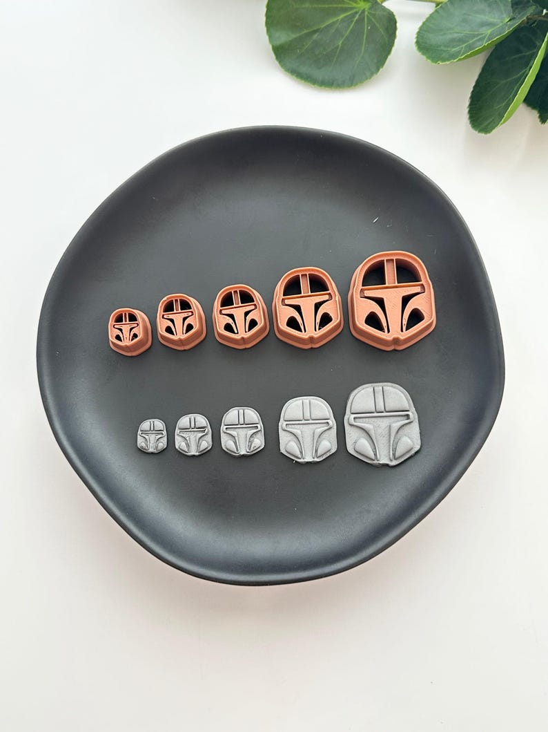 Kopfgeldjäger | Polymer Clay Cutter | Zubehör für Ohrring- und Schmuckherstellung Bild 2