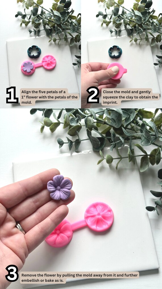 Stampini Silicone Per Fiori - Per Argilla, Cioccolato E Sapone - Foto 3