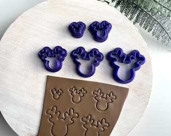 Reindeer | Polymer Clay Cutter | Earring & Jewelry Maker Supplies