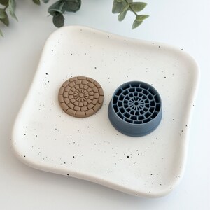 Bricked Circle | Polymer Clay Cutter | Earring & Jewelry Maker Supplies