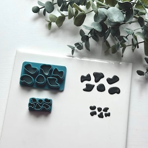 Cow Print Template | Polymer Clay Cutter | Earring & Jewelry Maker Supplies